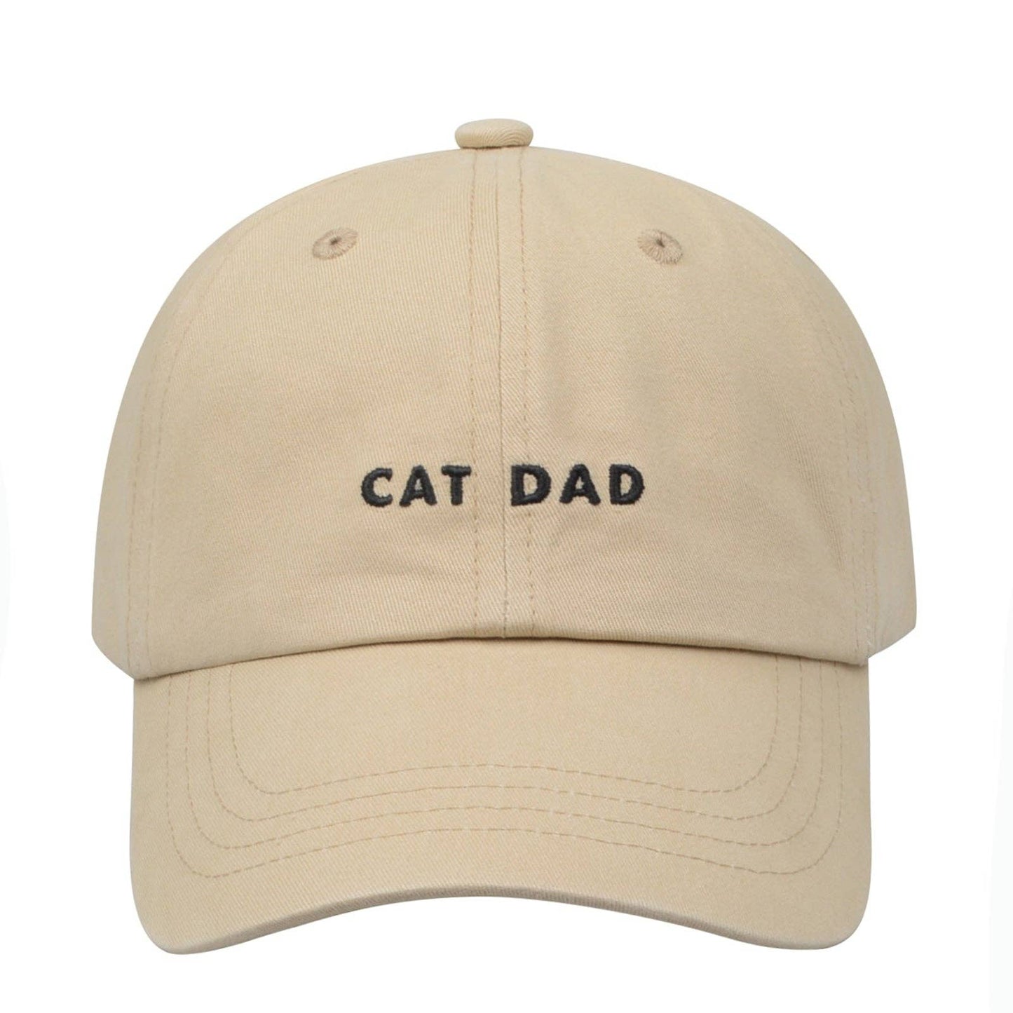Cat Dad Hat Khaki