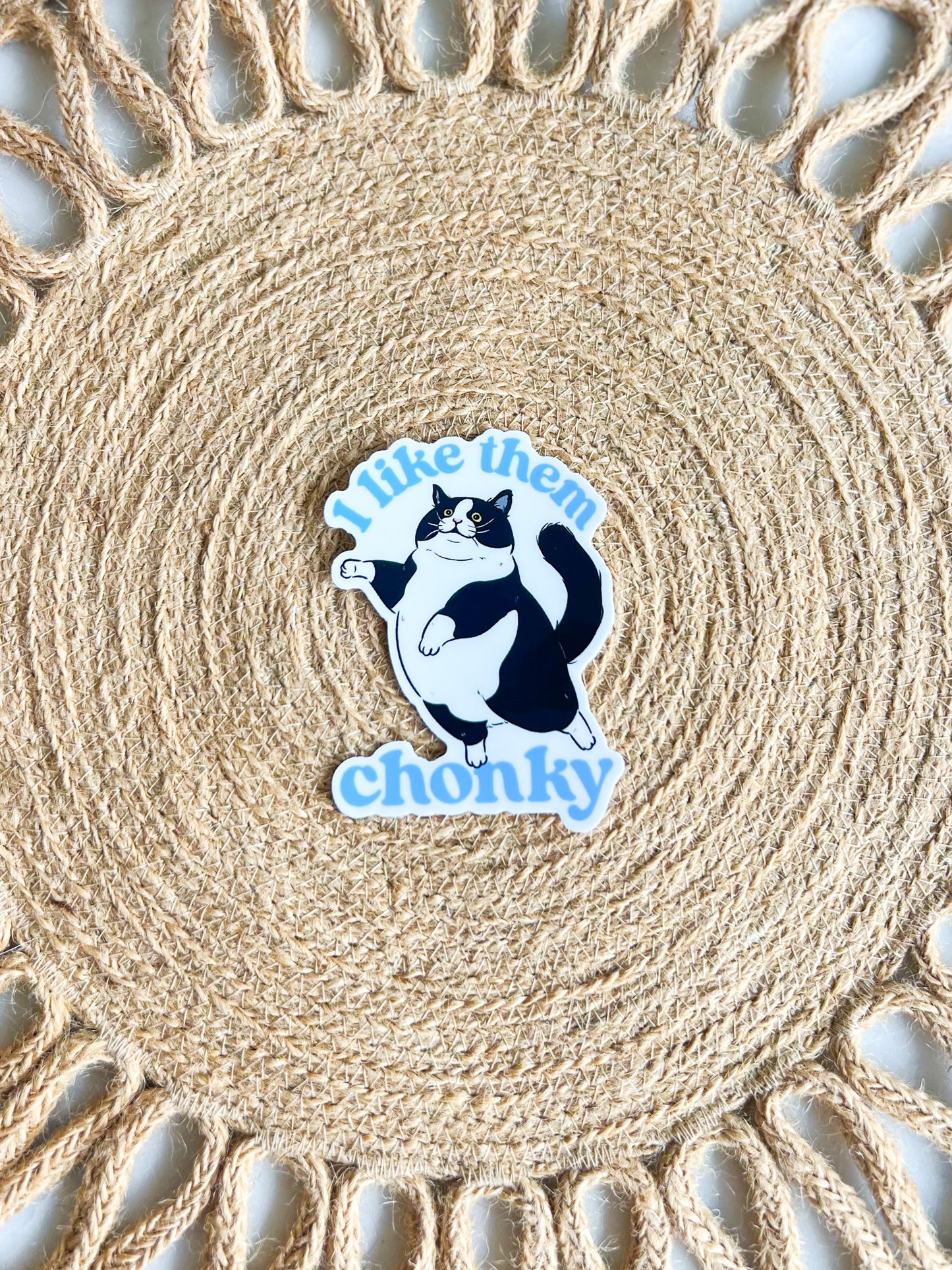 Like Them Chonky Cat Sticker