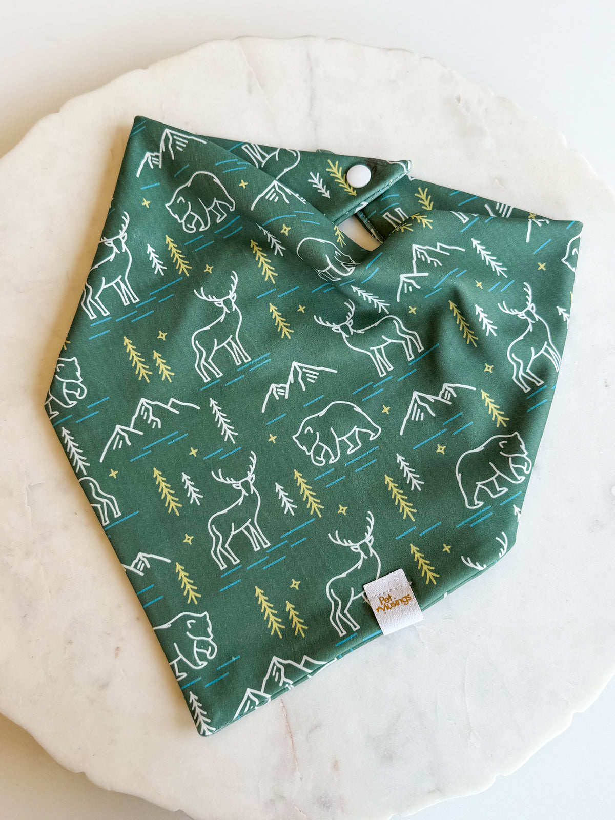The Mountains are Calling Wrinkle Resistant Bandana