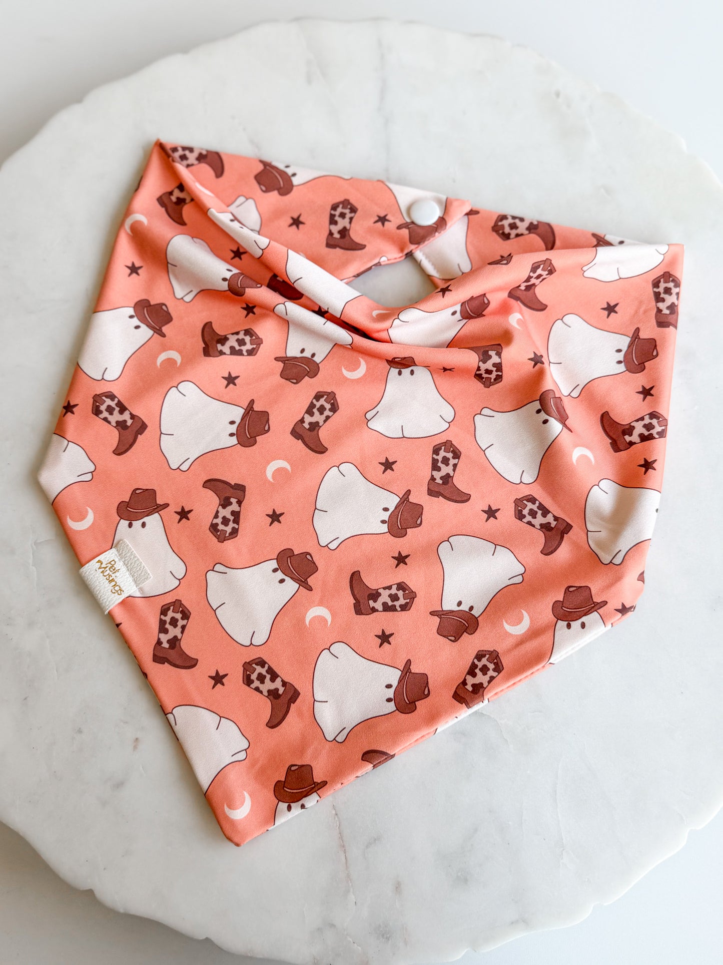 Cowboy Ghostie Wrinkle Resistant Bandana