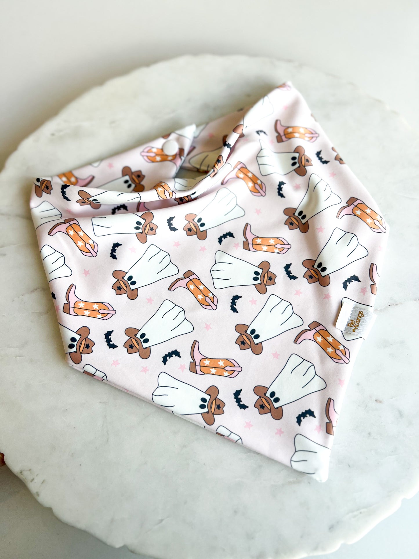 Boot Scootin Ghostie Wrinkle Resistant Bandana