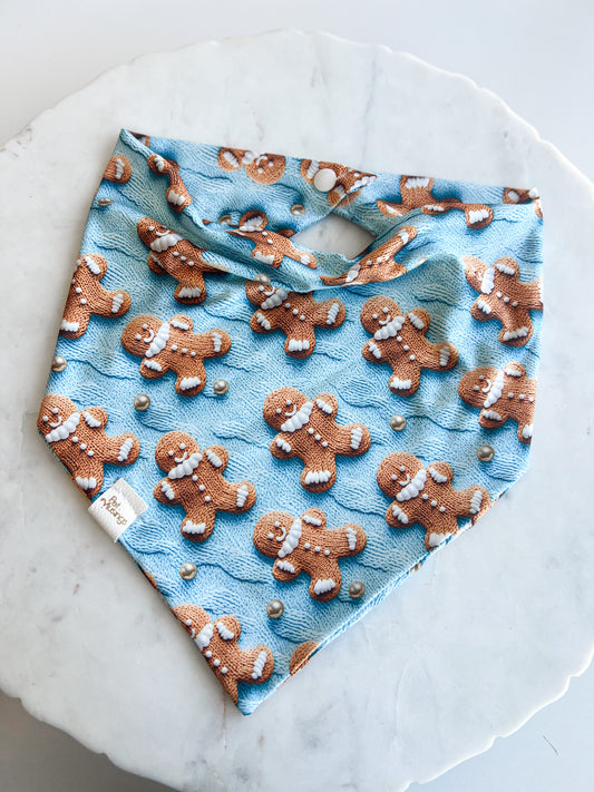 Gingerbread Man Knit Sweater 3D Wrinkle Resistant Bandana