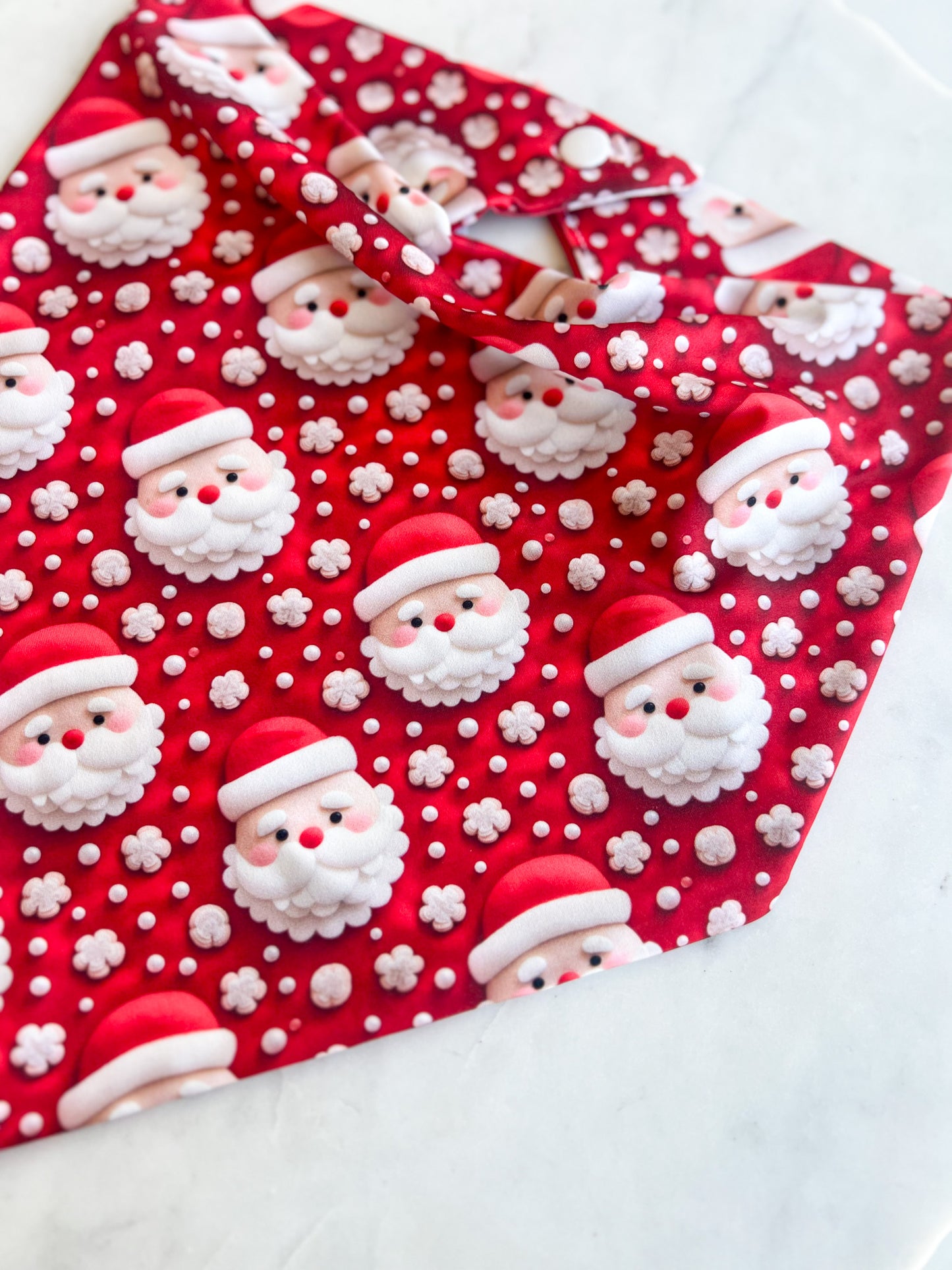 Santa 3D Wrinkle Resistant Bandana