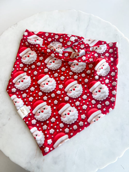 Santa 3D Wrinkle Resistant Bandana