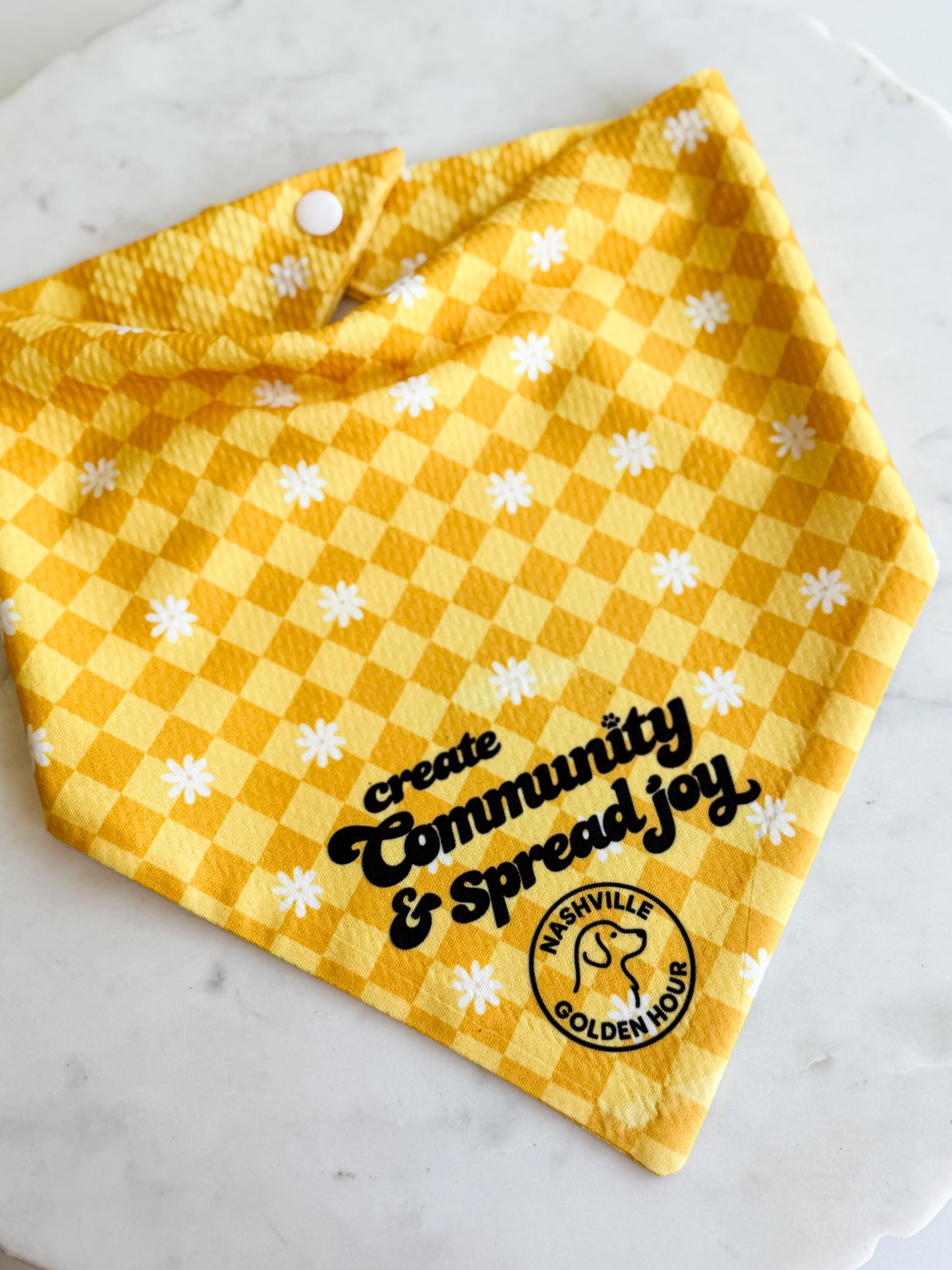 Golden Hour Wrinkle Resistant Bandana - Pet Musings