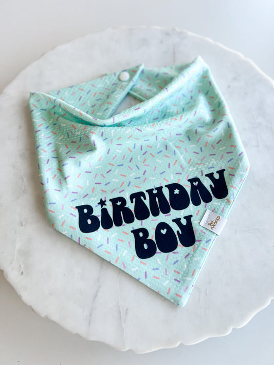 Birthday Boy Fun Wrinkle Resistant Bandana