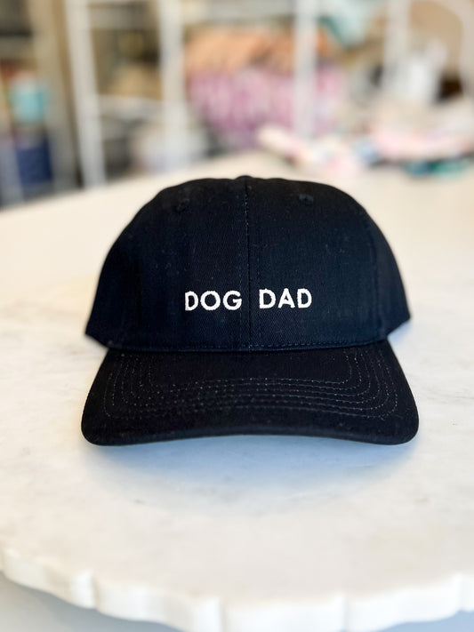 Dog Dad Hat Black - Pet Musings