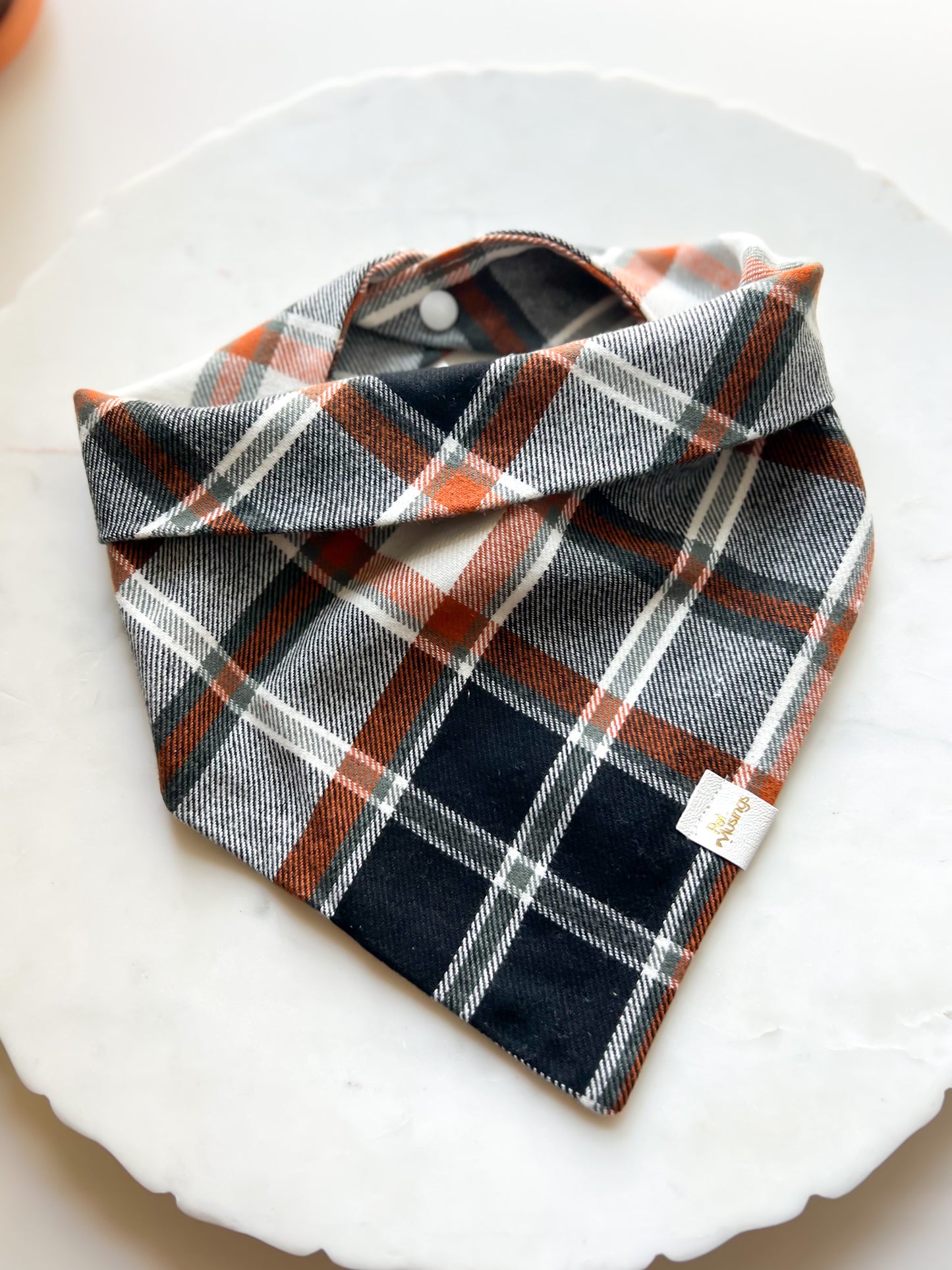 Roasted Marshmallow Flannel Bandana