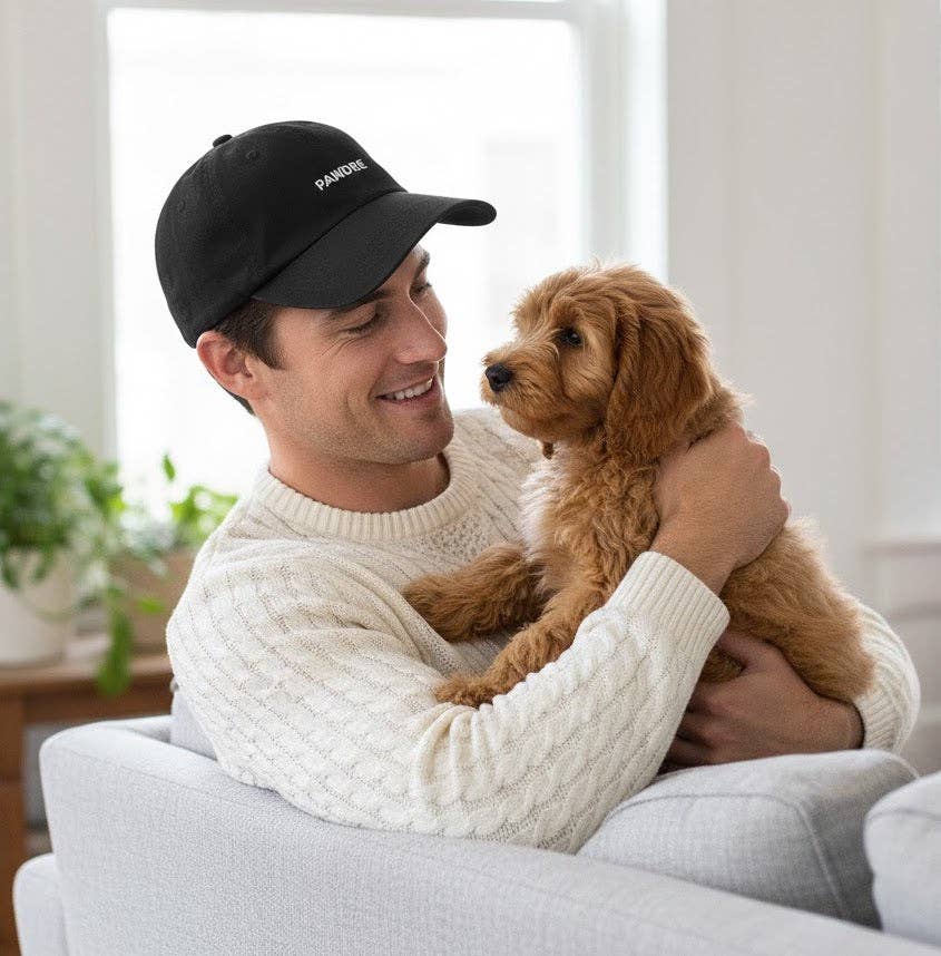 HatPhile Pawdre Soft Baseball Cap – Adjustable Cotton Hat for Dog / Cat Dads: Pawdre Khaki Cap - Pet Musings