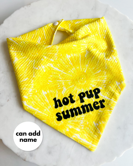 Hot Pup Summer Wrinkle Resistant Bandana