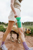 Green Flip Dog Travel Bottle