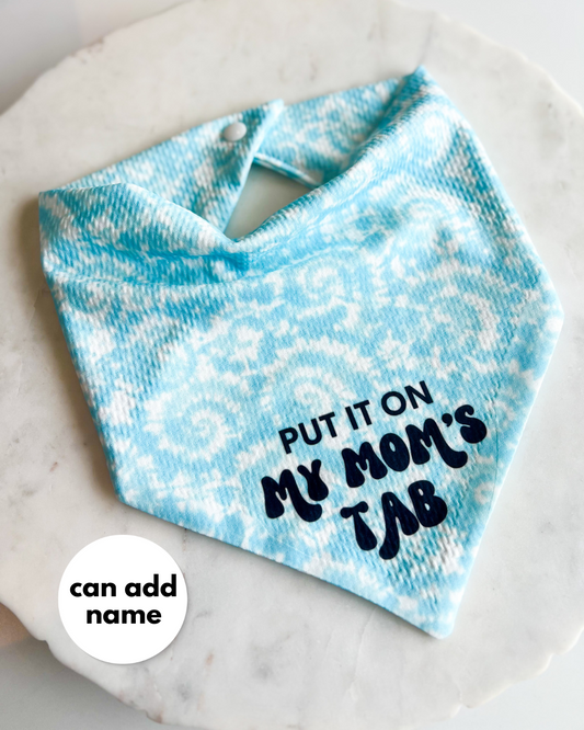 My Mom’s Tab Tie Dye Wrinkle Resistant Bandana