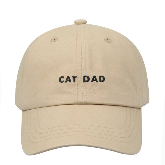 Cat Dad Hat Khaki