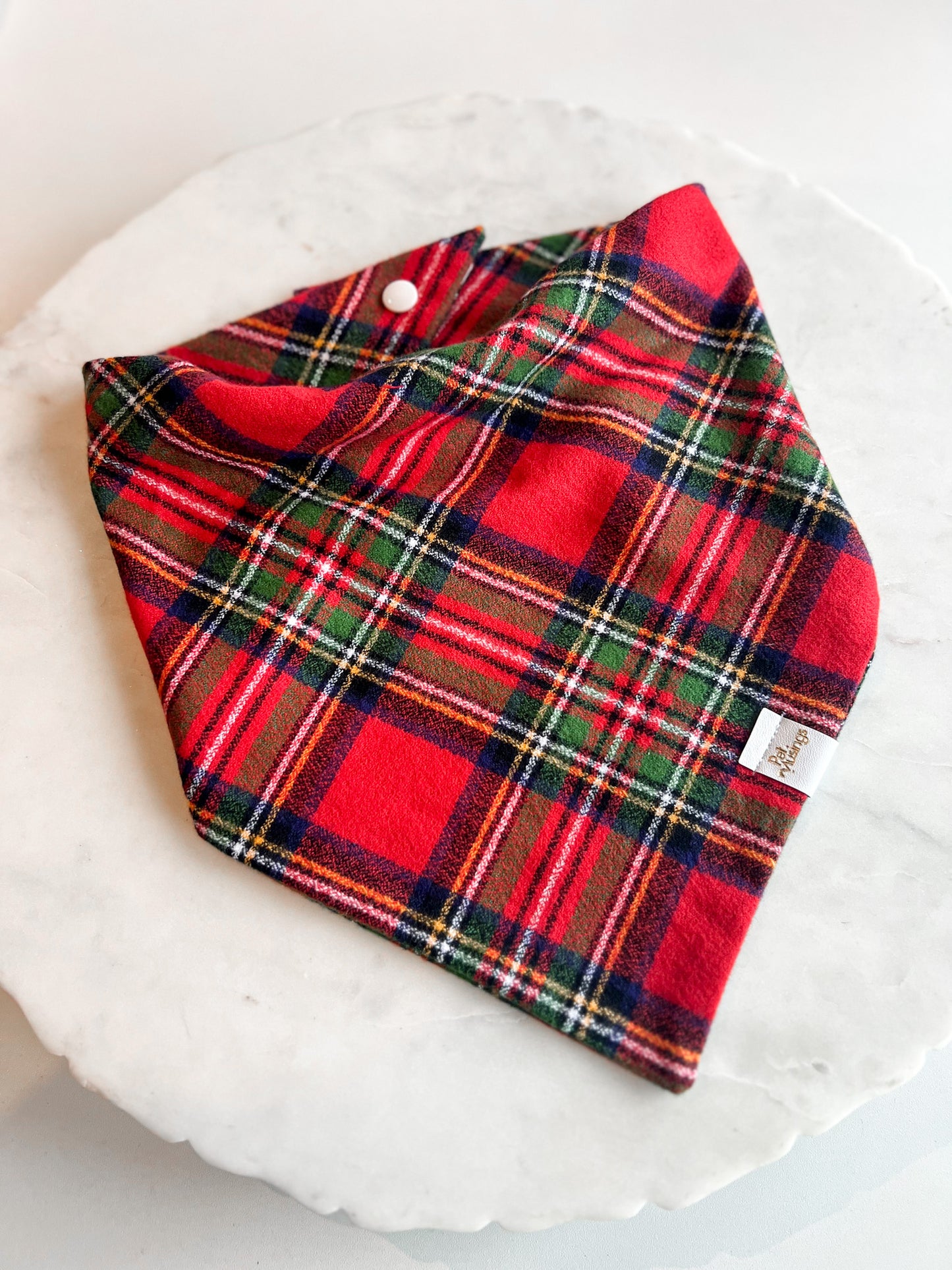 Holly Jolly Plaid Flannel Bandana