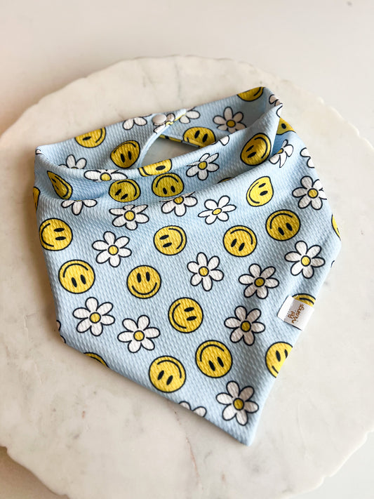 Daisy Smileys Wrinkle Resistant Bandana