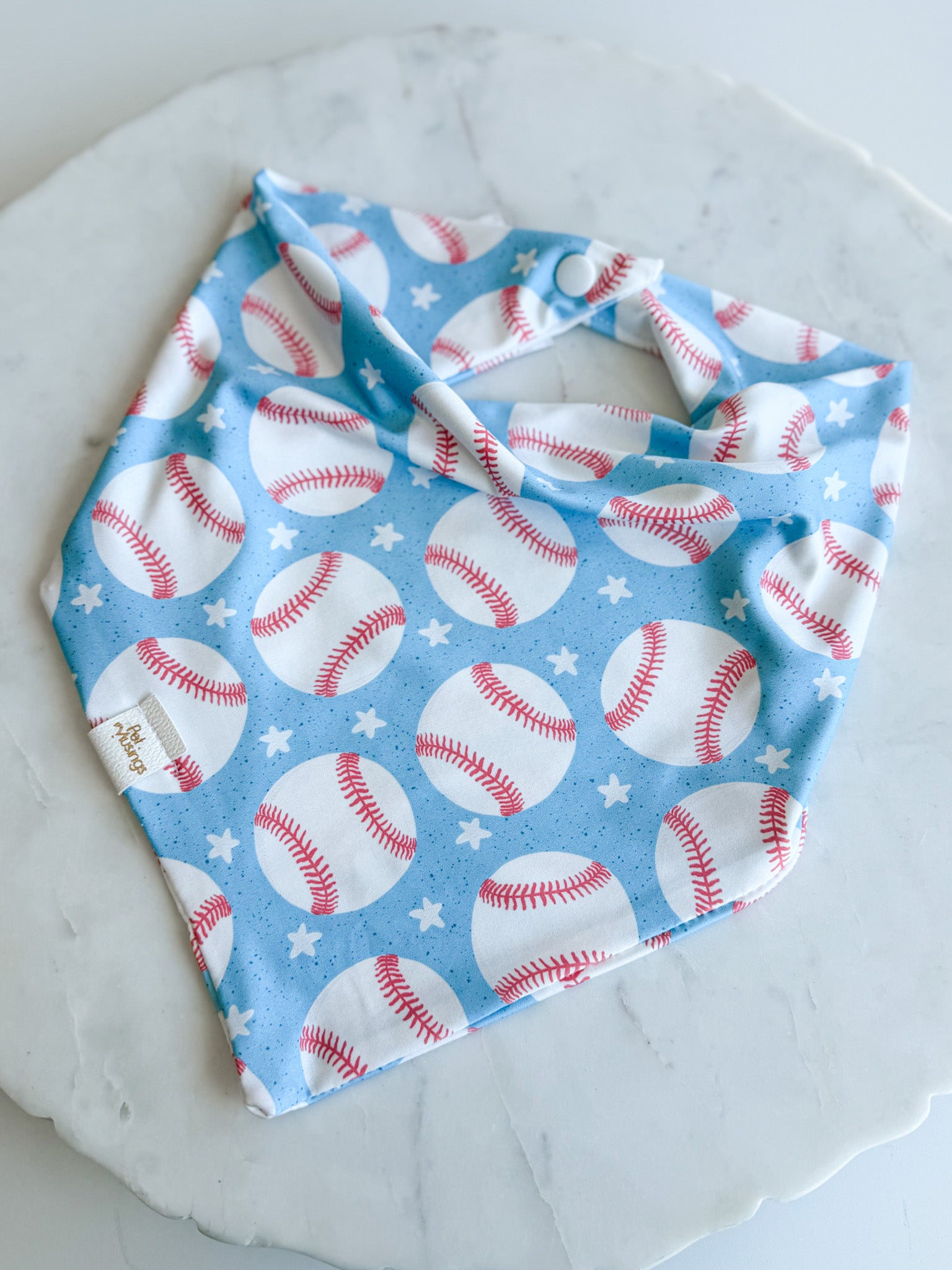Baseball Wrinkle Resistant Bandana - Pet Musings