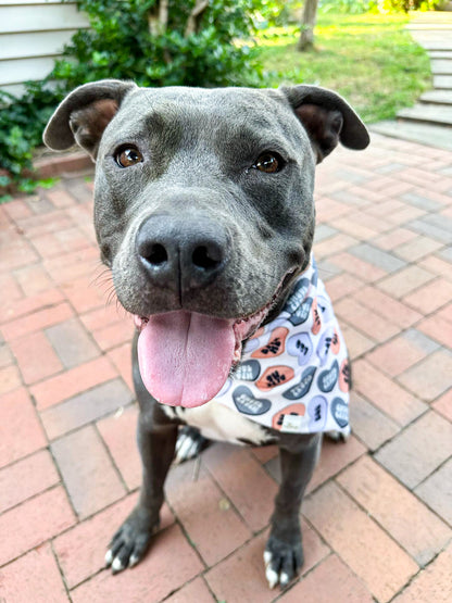 Halloween Candy Hearts Wrinkle Resistant Bandana