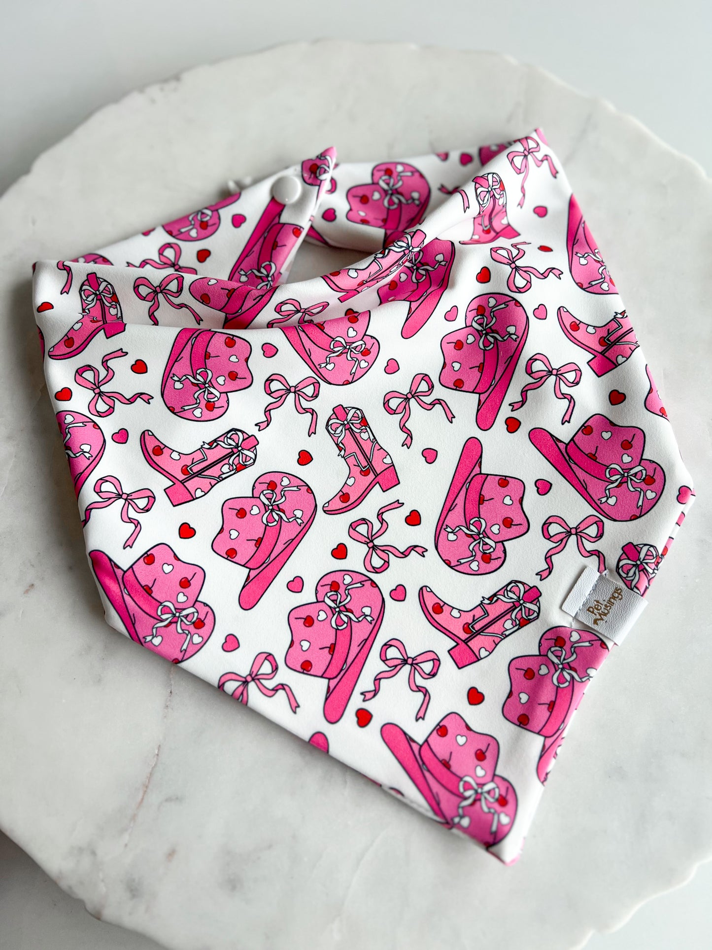Just a Girl Cowboy Wrinkle Resistant Bandana