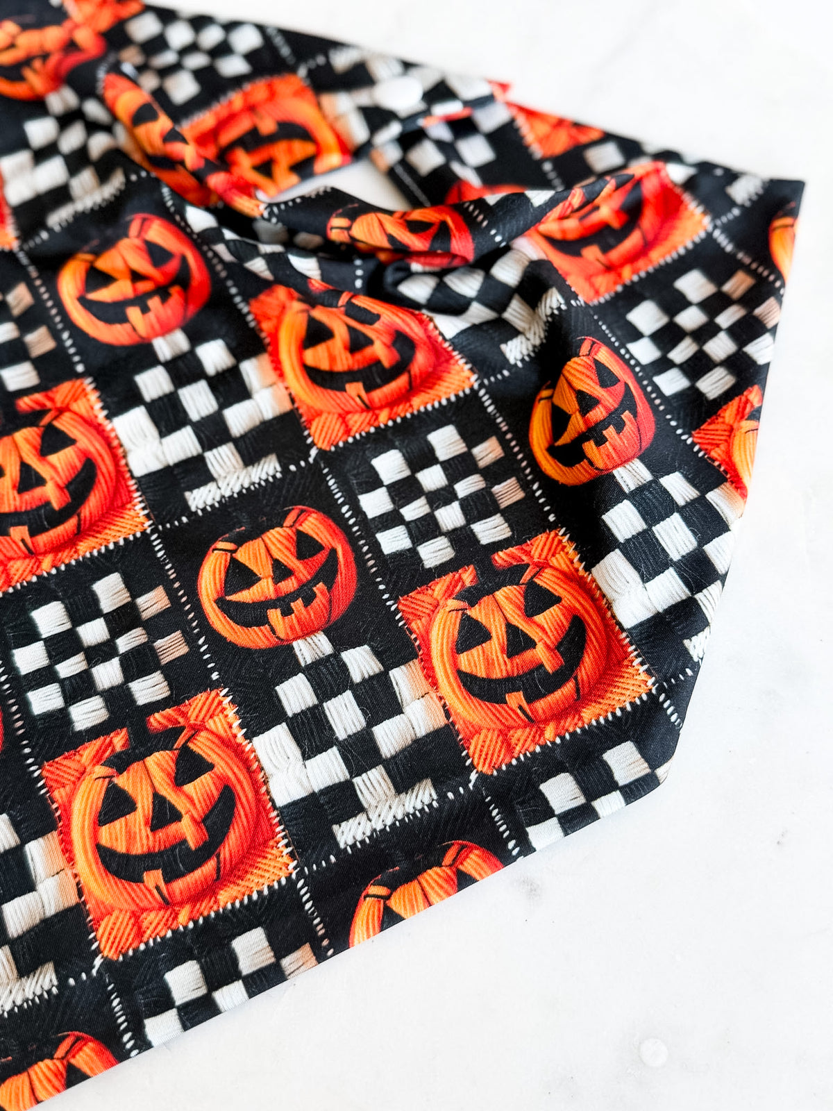 Jack O Lantern 3D Wrinkle Resistant Bandana