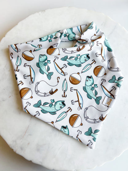 Gone Fishing Wrinkle Resistant Bandana