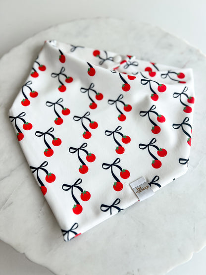 Tomato Bows Wrinkle Resistant Bandana