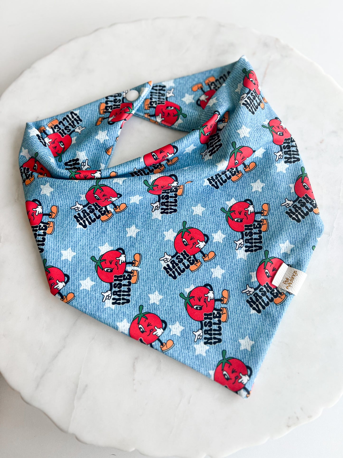 Nashville Tomato "Denim" Wrinkle Resistant Bandana