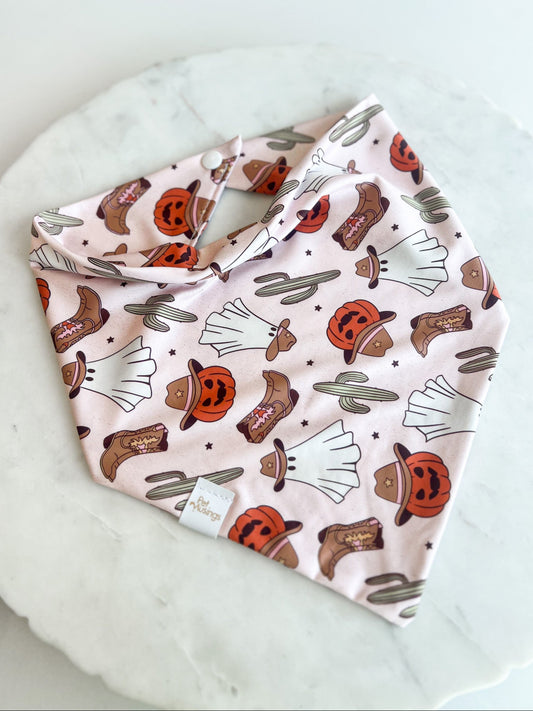 Howdy Pumpkin Wrinkle Resistant Bandana