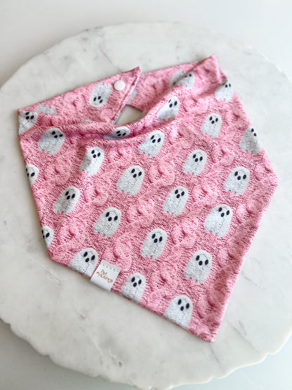 Pink Ghosts 3d Knit Wrinkle Resistant Bandana