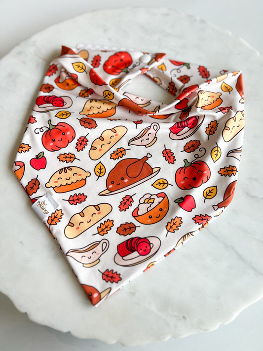 Thanksgiving Feast Wrinkle Resistant Bandana