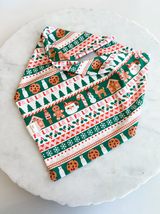 Fa La La Wrinkle Resistant Bandana