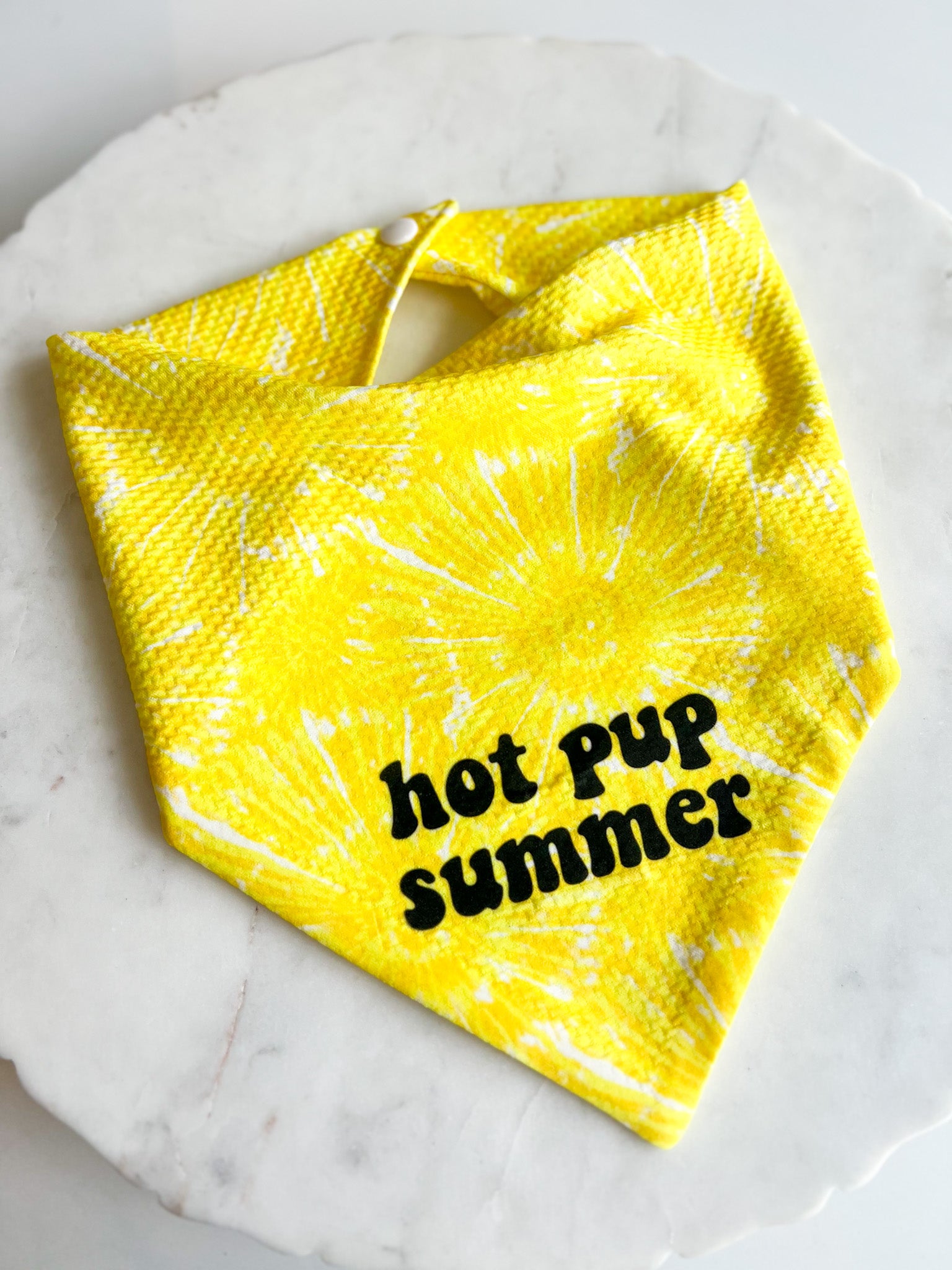 Customizable Orange Plaid Wrinkle Resistant Bandana - Pet Musings