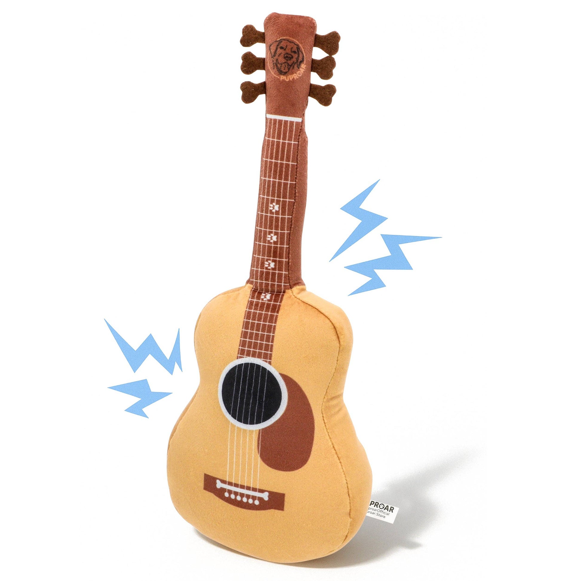 Guitar Dog Toy – Plush & Crinkle, Fun Dog Gift for Christmas - Pet Musings