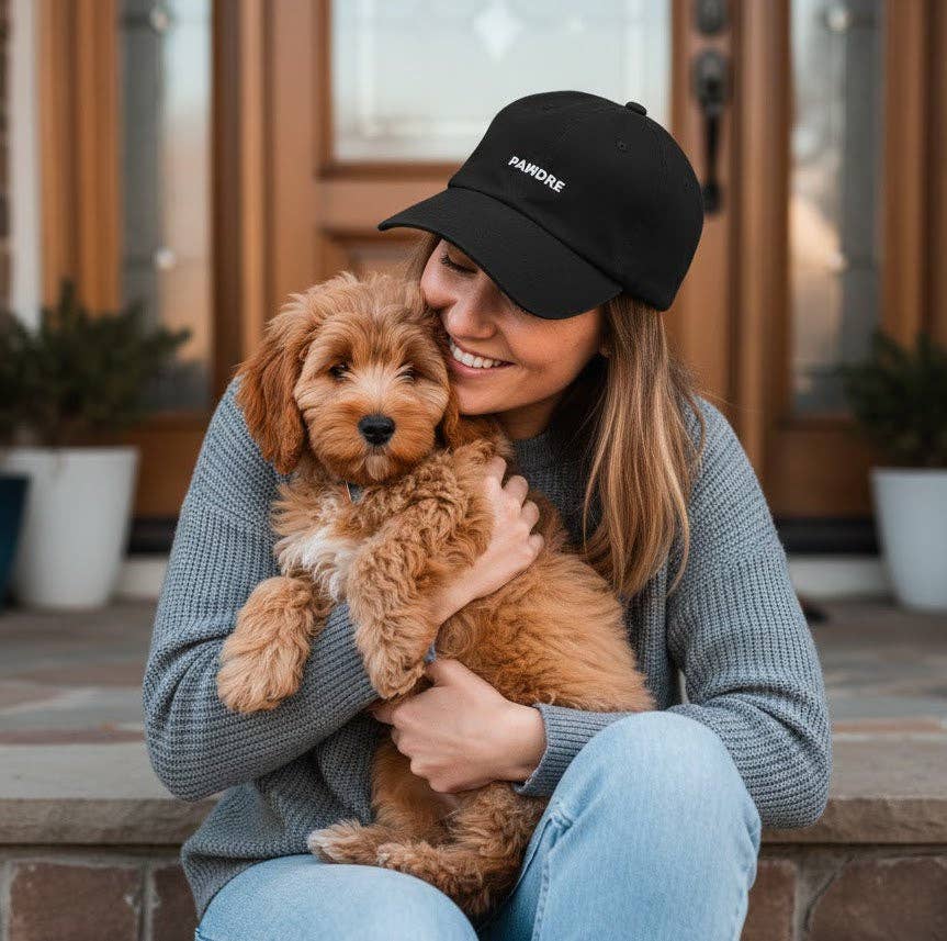 HatPhile Pawdre Soft Baseball Cap – Adjustable Cotton Hat for Dog / Cat Dads: Pawdre Khaki Cap - Pet Musings