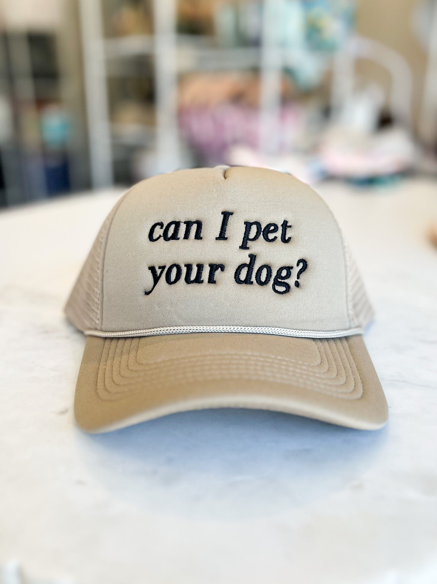 Can I Pet Your Dog Trucker Hat