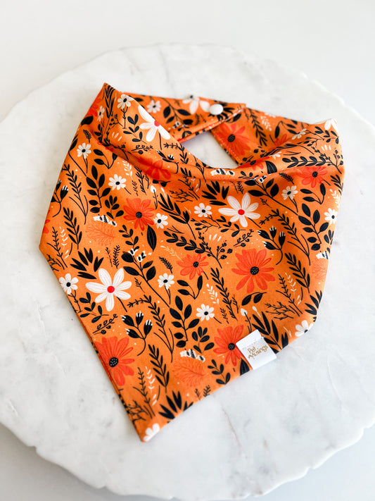 Fall Floral Wrinkle Resistant Bandana