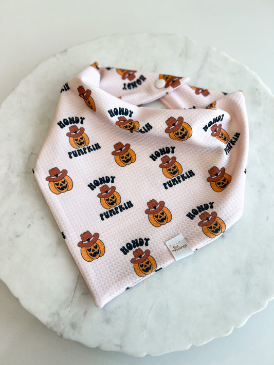 Howdy Pumpkin Wrinkle Resistant Bandana