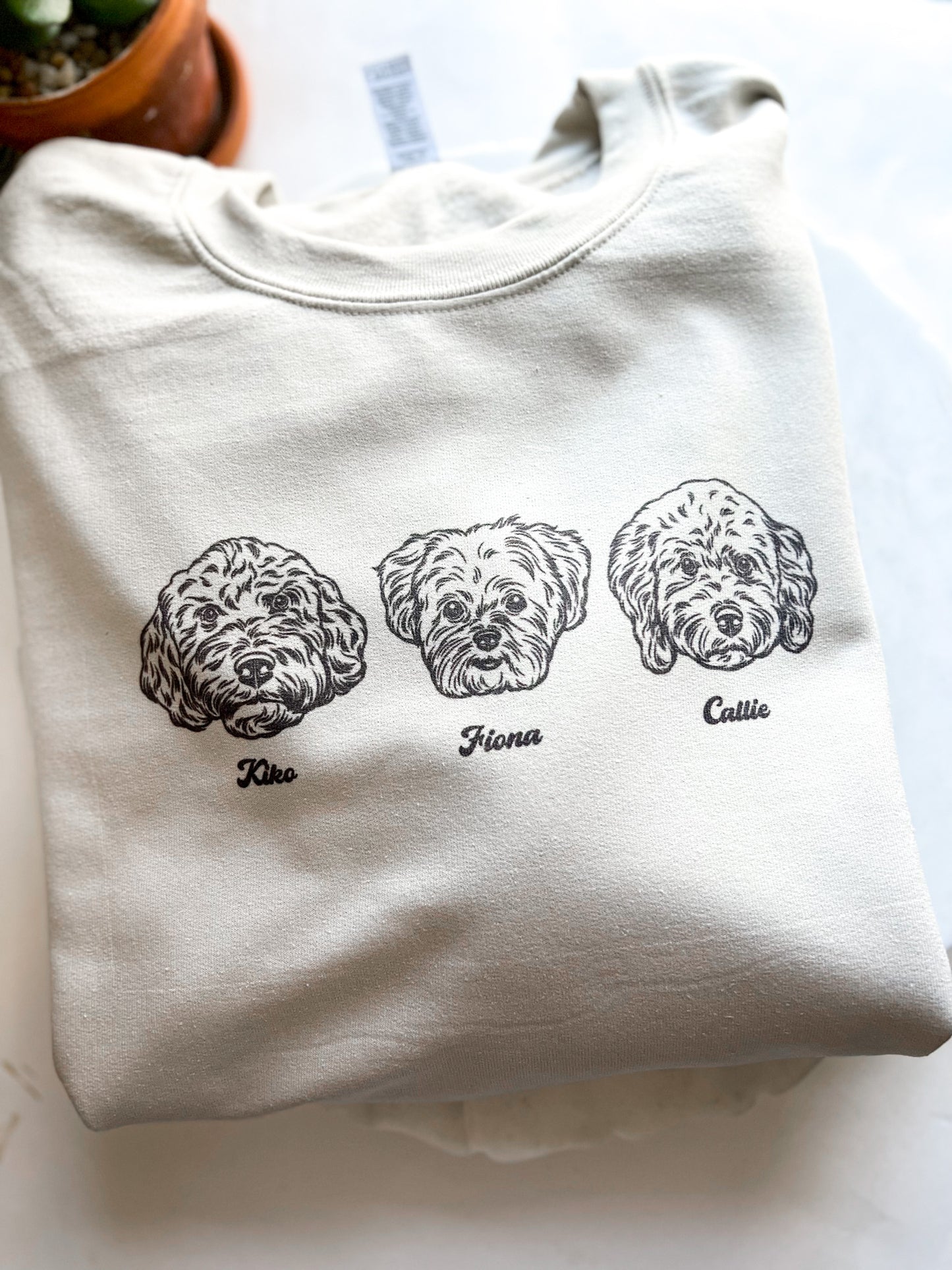 Custom Pet Portrait Sweatshirt