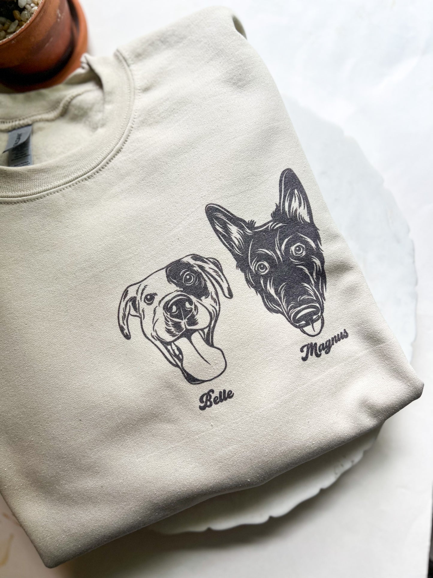 Custom Pet Portrait Sweatshirt