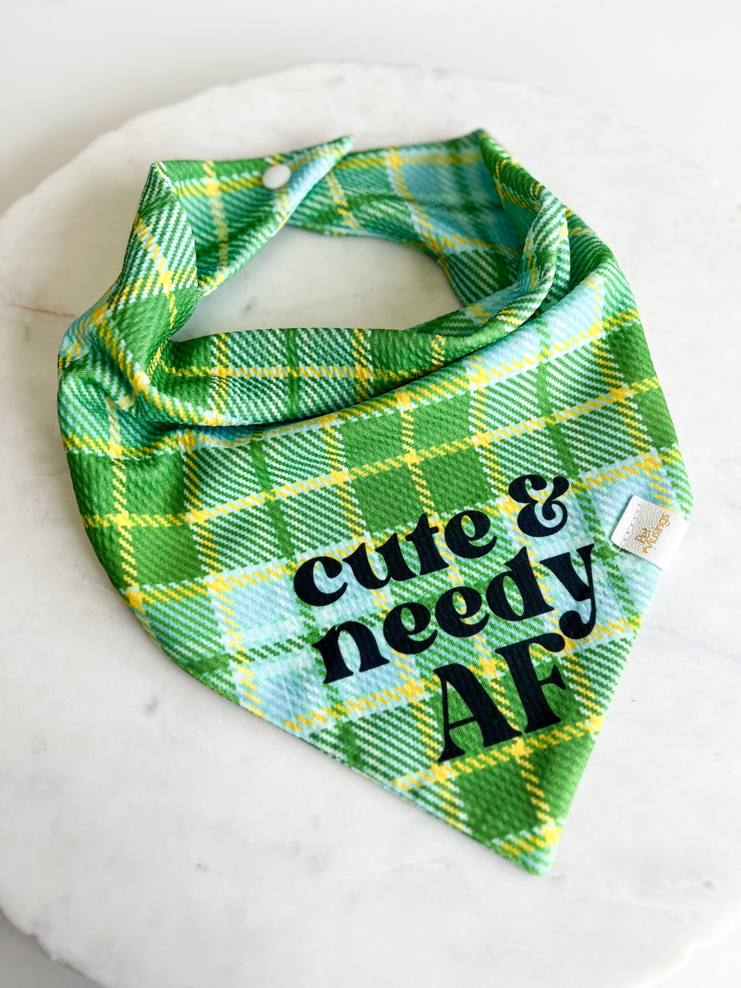 Cute & Needy AF Wrinkle Resistant Bandana