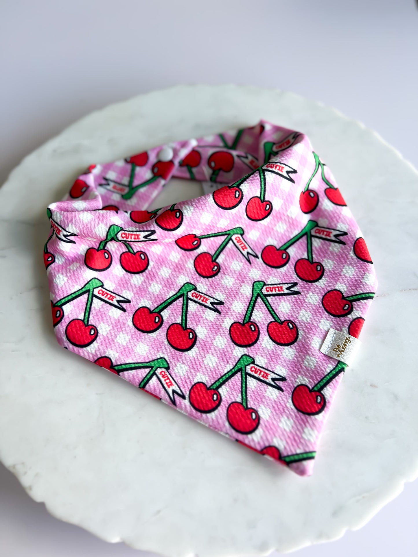 Cherry Cutie Wrinkle Resistant Bandana