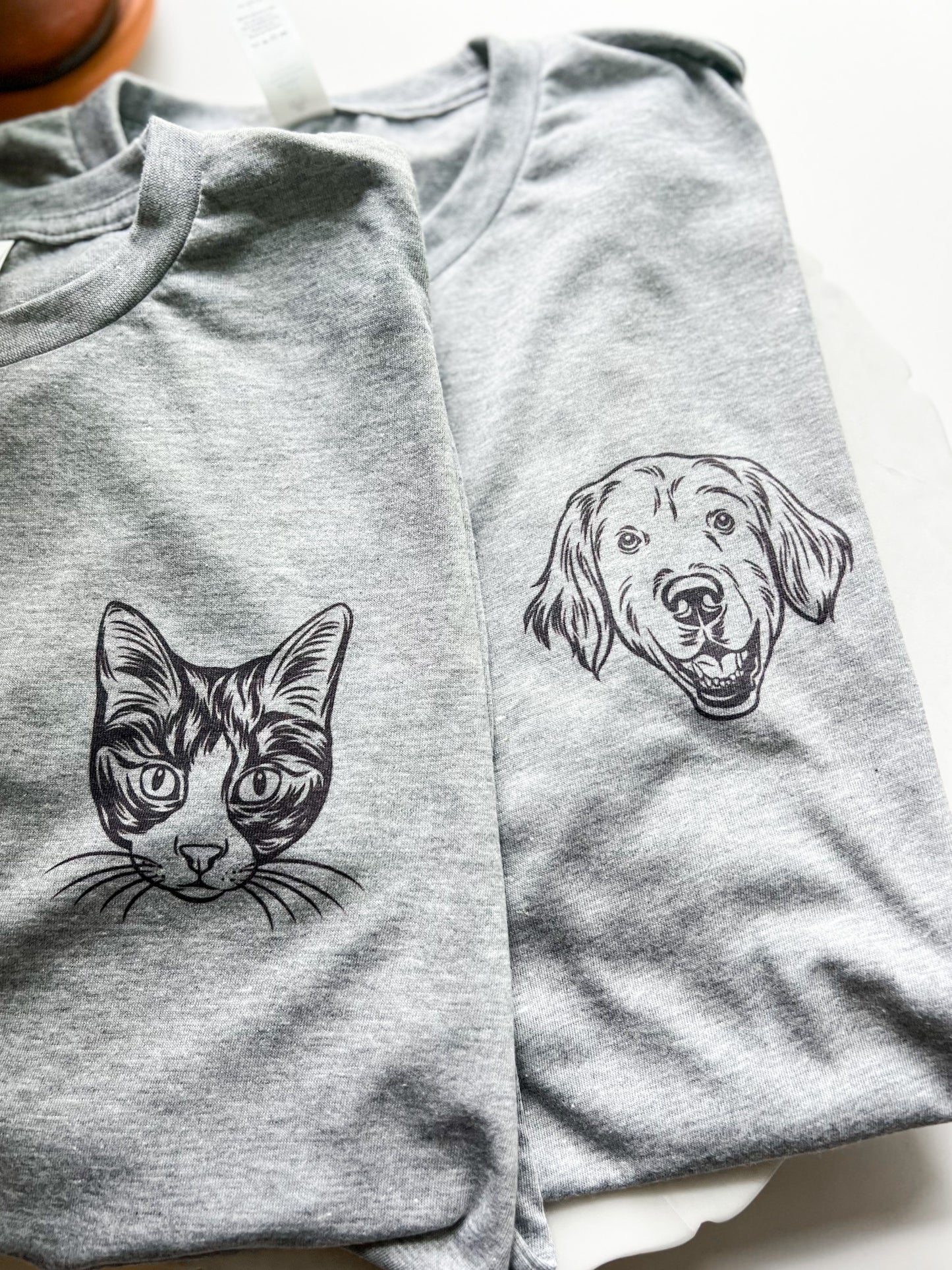 Custom Pet Portrait T-shirt