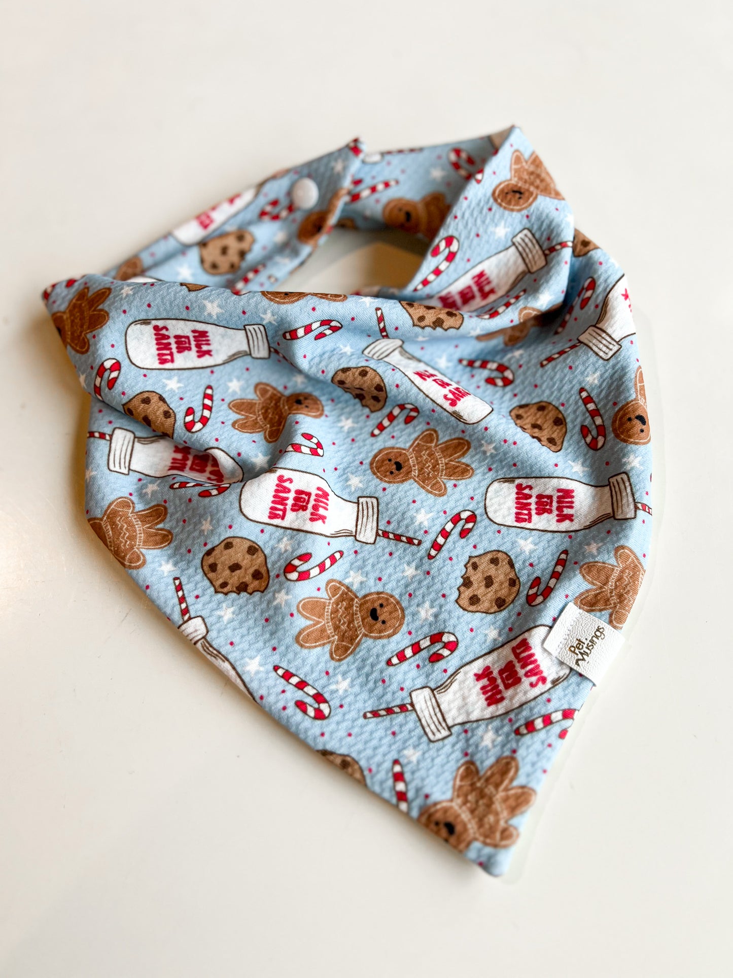 Milk for Santa Wrinkle Resistant Bandana