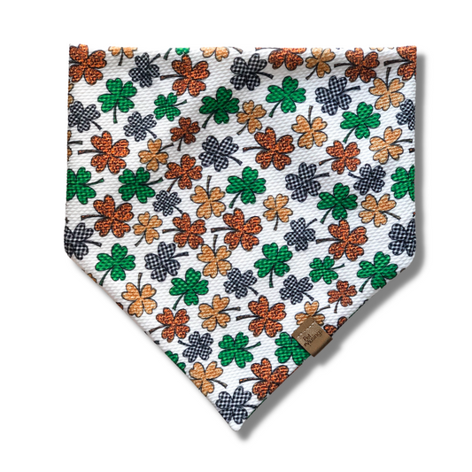 Feeling Lucky Wrinkle Free Bandana - Pet Musings