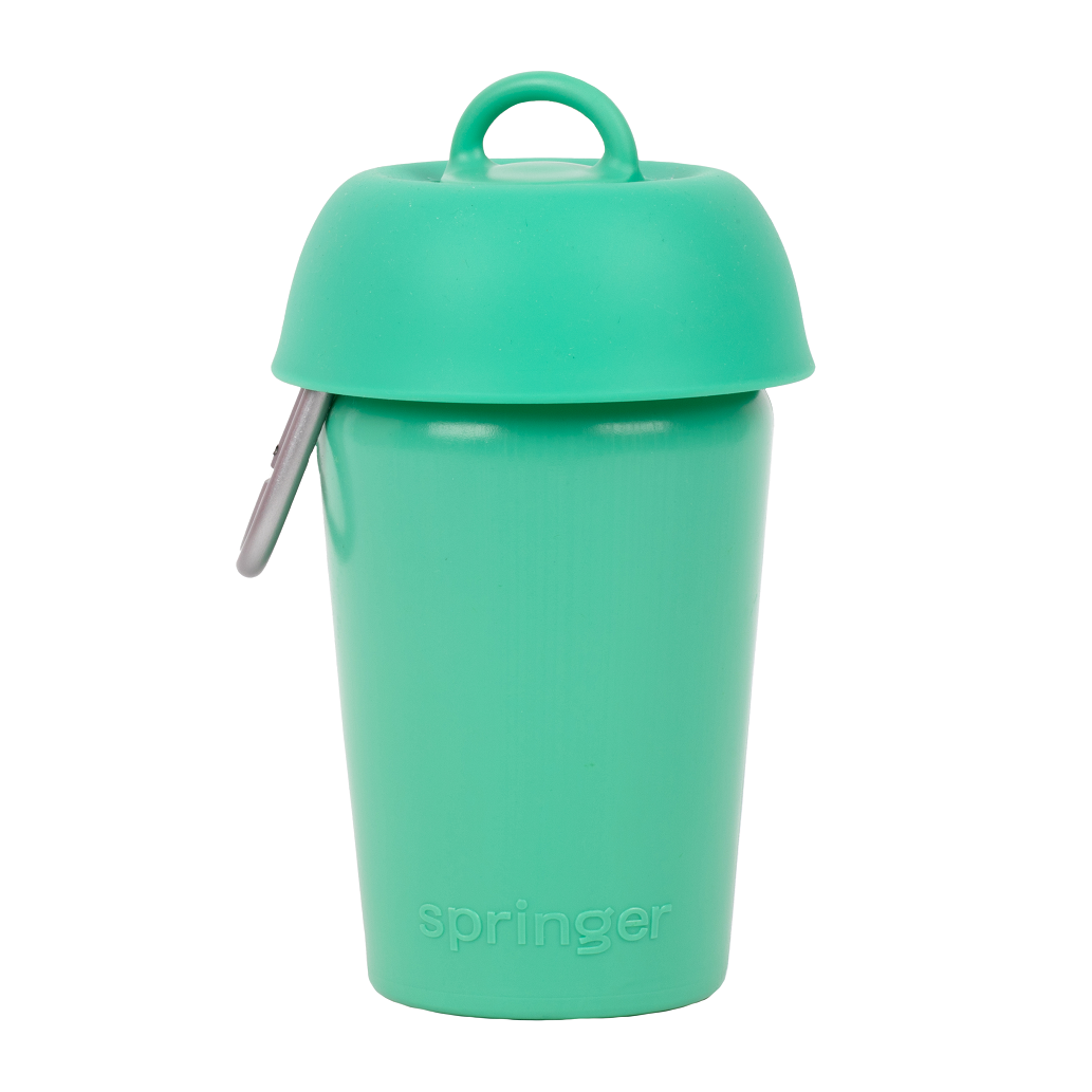 Green Flip Dog Travel Bottle