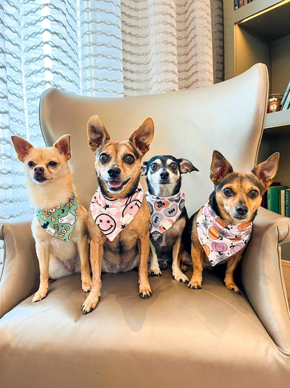 Choose Happy Pink Wrinkle Resistant Bandana