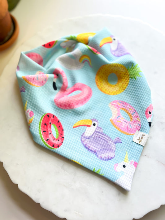 Pool Floaties Wrinkle Resistant Bandana