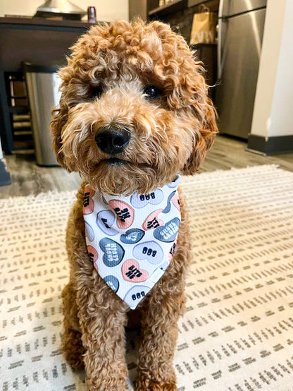 Halloween Candy Hearts Wrinkle Resistant Bandana