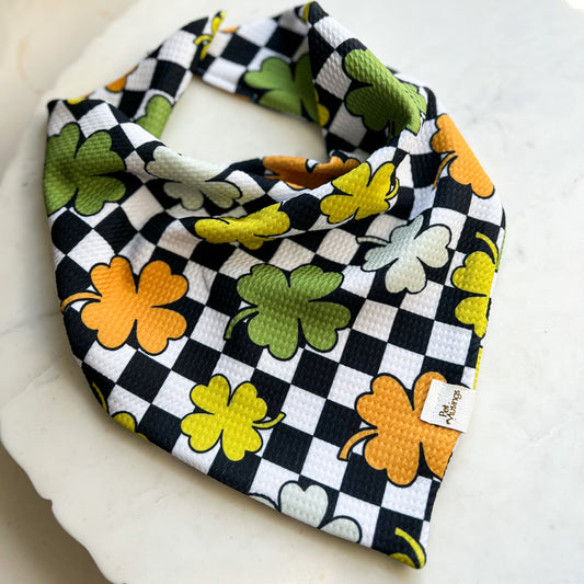 Lucky Clover Wrinkle Resistant Bandana