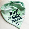 Pup Cup Please Ink Wrinkle Resistant Bandana
