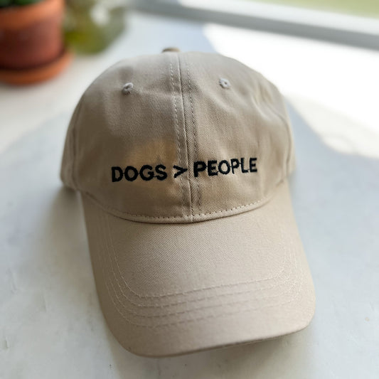 Dogs > People Hat